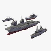 Royal Navy 3D model set