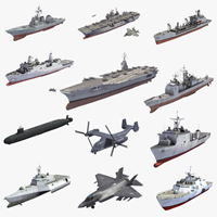 USNavy 3D model collection